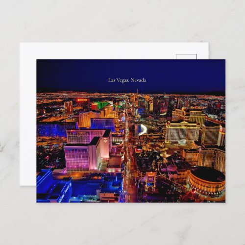 Las Vegas Nevada skyline Postcard