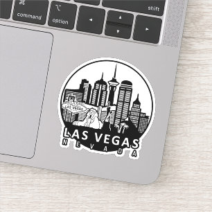 Las Vegas Nevada Skyline Sticker