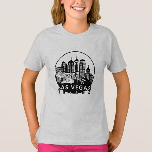 Las Vegas Nevada Skyline T_Shirt