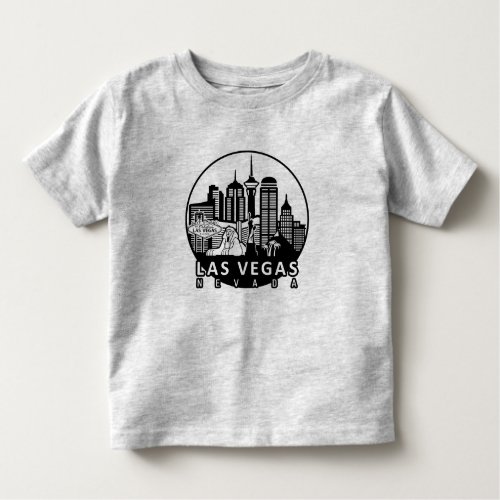 Las Vegas Nevada Skyline Toddler T_shirt
