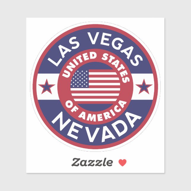 LAS VEGAS, Nevada Sticker (Sheet)