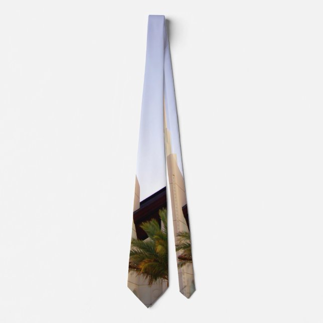 Las Vegas Nevada Temple Neck Tie (Front)