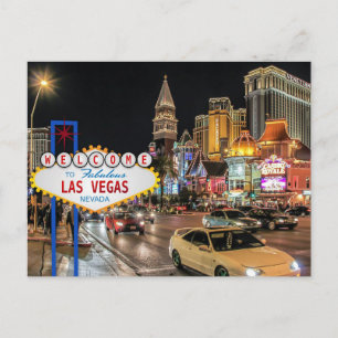 LAS VEGAS Nevada  travel Postcard