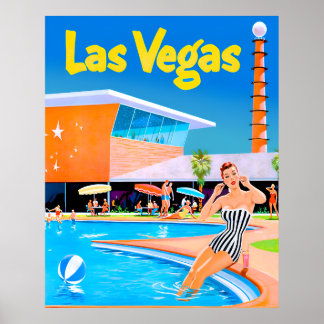 Las Vegas, Nevada travel poster