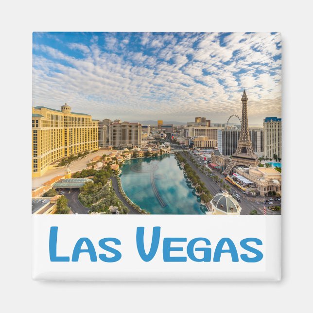 Las Vegas Nevada Travel USA America  United States Magnet (Front)