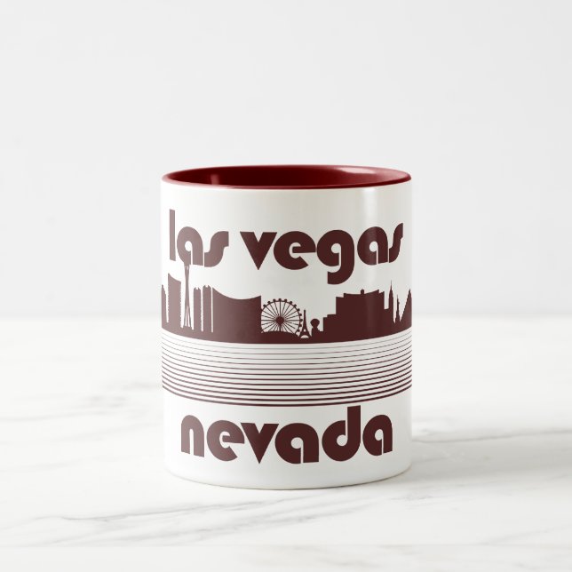Las Vegas Nevada Two-Tone Coffee Mug (Center)