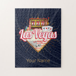 Las Vegas Nevada United States Casino Vintage USA Jigsaw Puzzle