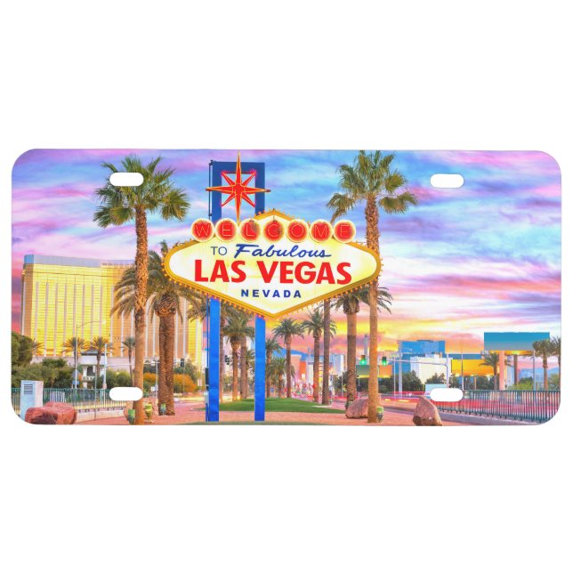 Las Vegas, Nevada, USA License Plate (Front)