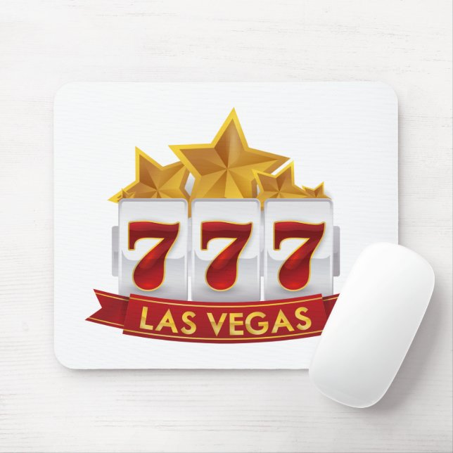 Las Vegas Nevada USA Vacation Casino Slot Machine Mouse Pad (With Mouse)