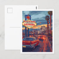Las Vegas Nevada USA Vintage Famous Travel Place