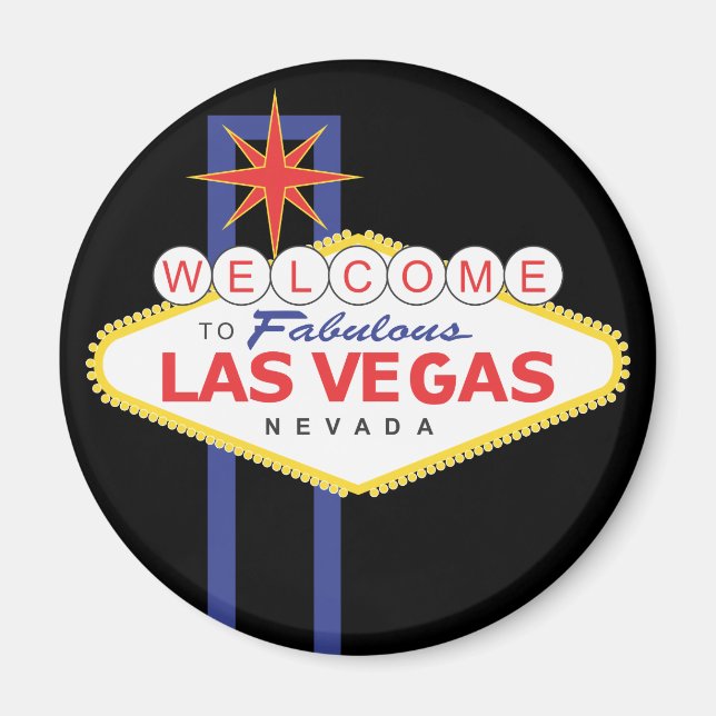 Las Vegas Nevada Vacation Travel Magnet (Front)
