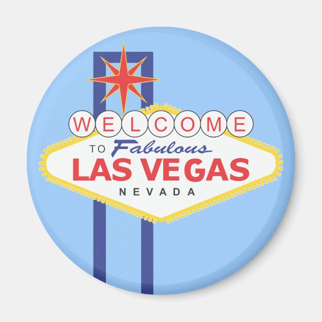 Las Vegas Nevada Vacation Travel Magnet (Front)