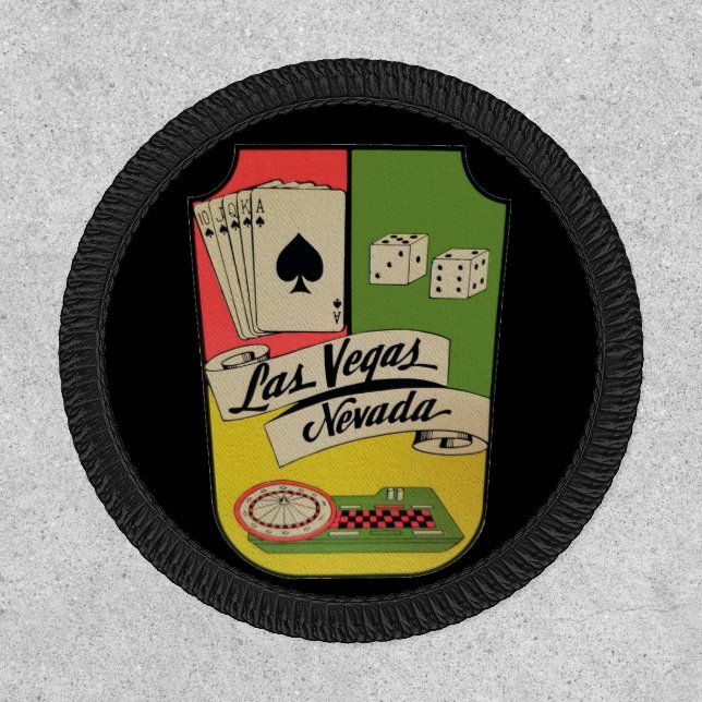 Las Vegas Nevada - Vintage Art Travel Patch (Front)