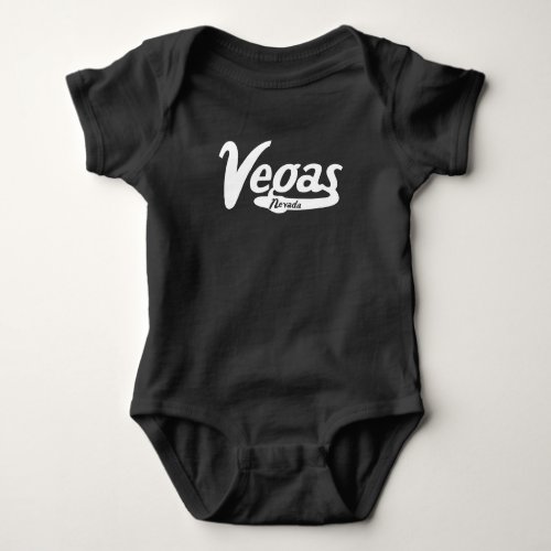 Las Vegas Nevada Vintage Logo Baby Bodysuit