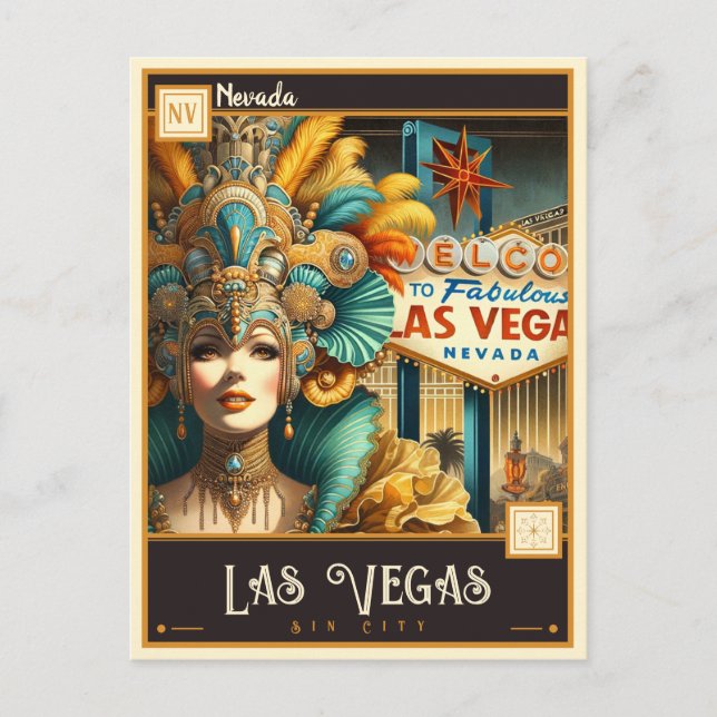 Las Vegas, Nevada | Vintage Postcard (Front)