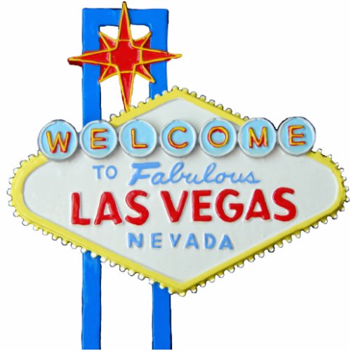 Las Vegas Nevada Welcome Sign Statuette