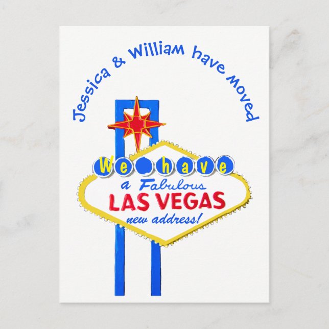 Las Vegas New Address Announcement (Front)