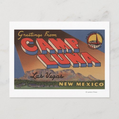 Las Vegas New Mexico _ Camp Luna Postcard