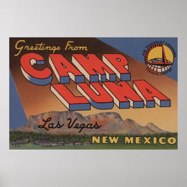 Las Vegas, New Mexico - Camp Luna Poster (Front)