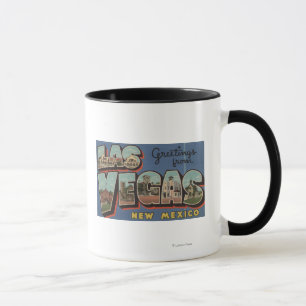 Las Vegas, New Mexico - Large Letter Scenes 2 Mug