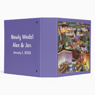 Las Vegas Newly Weds Album 3 Ring Binder