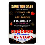 Las Vegas Night Neon Sign - Save The Date Wedding Magnet at Zazzle
