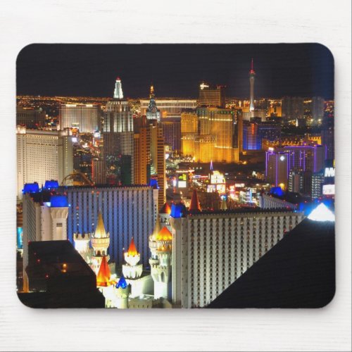 Las Vegas night time Mouse Pad