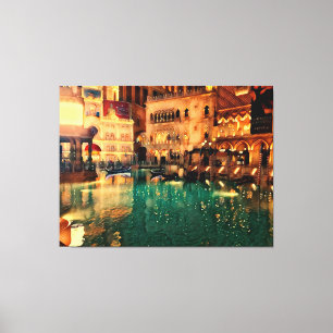 Las vegas Nights Casino Original Abstract Art Canvas Print