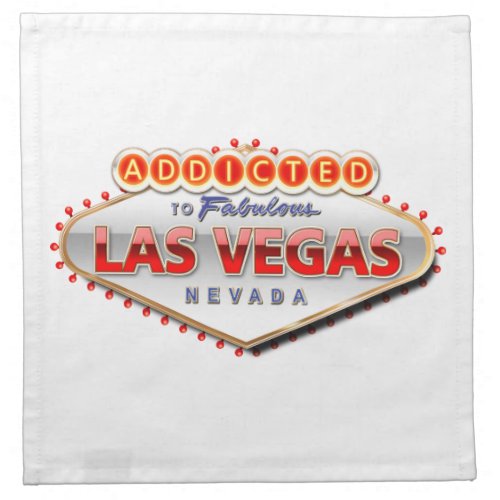 Las Vegas NV Funny Welcome Sign Cloth Napkin