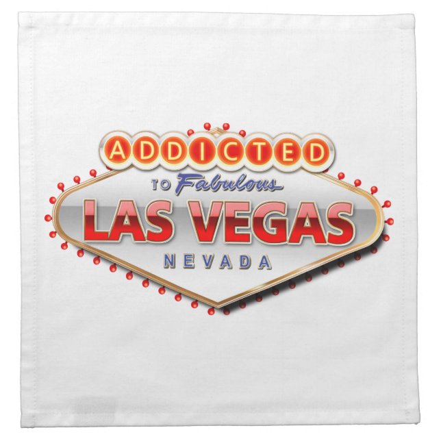 Las Vegas, NV Funny Welcome Sign Cloth Napkin (Front)