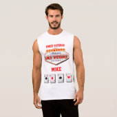 Las Vegas, NV Funny Welcome Sign Sleeveless Shirt (Front Full)