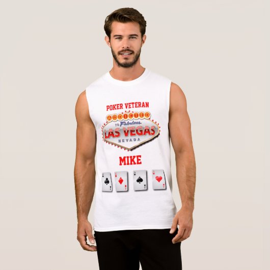 Las Vegas, NV Funny Welcome Sign Sleeveless Shirt (Front Full)