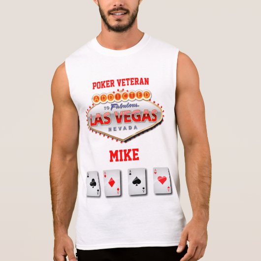 Las Vegas, NV Funny Welcome Sign Sleeveless Shirt (Front)