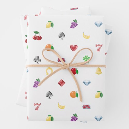 Las Vegas NV Luck Be A Lady Casino Wrapping Paper Sheets