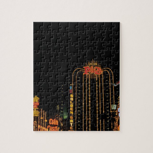 Las Vegas old Fremont Street Jigsaw Puzzle (Vertical)