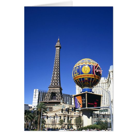 Las Vegas Paris Hotel Cards (Front)