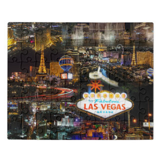 Las Vegas Photo Collage Jigsaw Puzzle