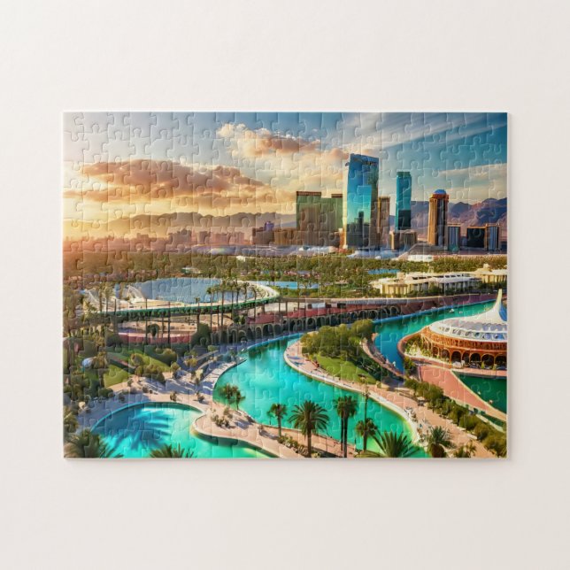 Las Vegas Photo Puzzles Internet Jigsaw Puzzles Re (Horizontal)
