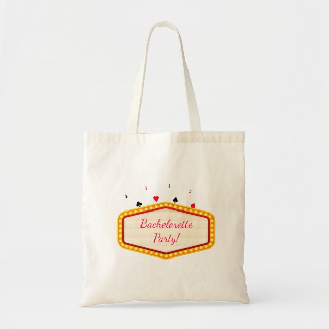 Las Vegas pink bachelorette party weekend Tote Bag (Front)
