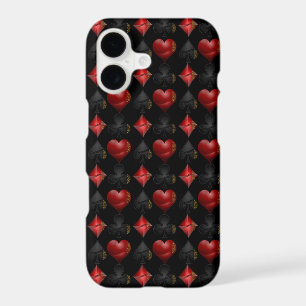 Las Vegas Playing Card Shapes iPhone 17 Case