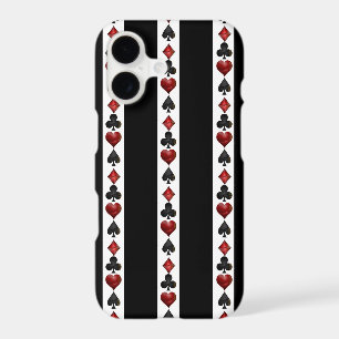 Las Vegas Playing Card Shapes iPhone 17 Case