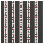 Las Vegas Playing Card Shapes Fabric