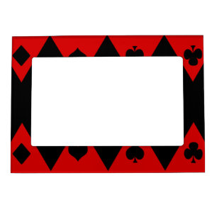 Las Vegas Playing Card Shapes Magnetic Frame