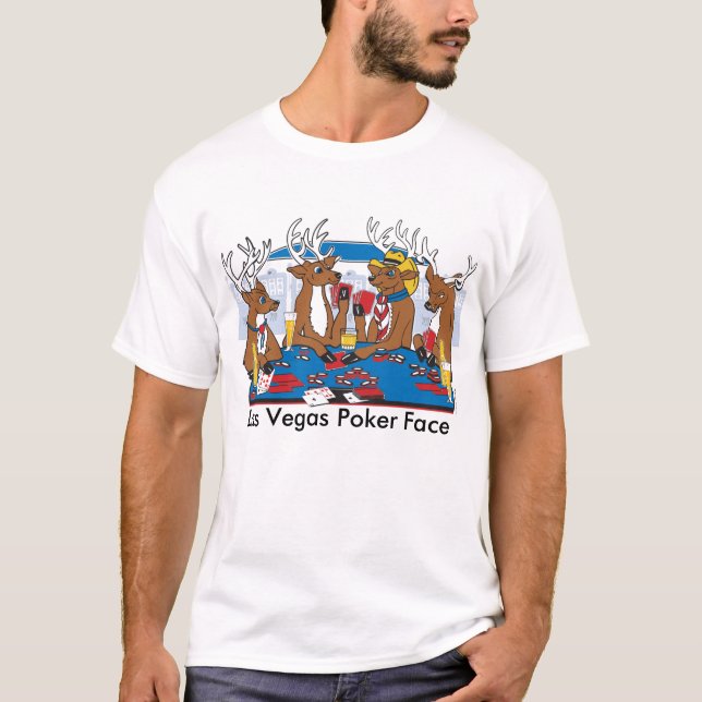 Las Vegas Poker Face T-Shirt (Front)