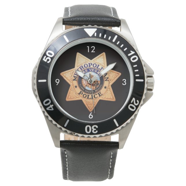 Las Vegas Police Shield Watch (Front)