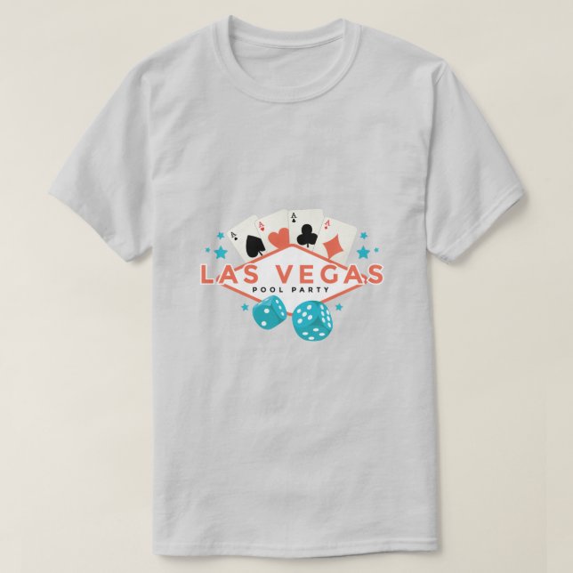 Las Vegas Pool Party T-Shirt (Design Front)