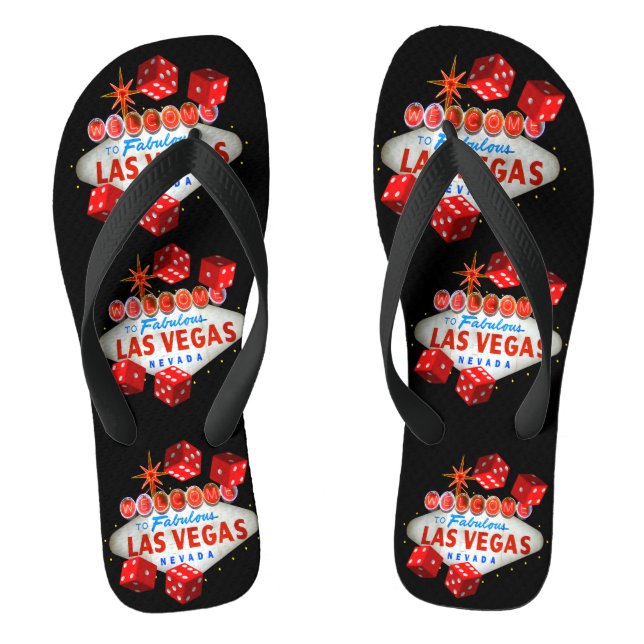 Las Vegas Poolside Flip Flops (Footbed)