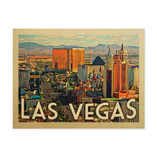 Las Vegas Postcard Vintage Travel Postcard Las Vegas Postcard Vintage Travel Postcard