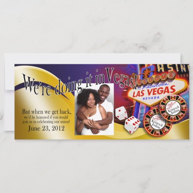 Las Vegas Reception (contact me 2 personalize 4u) (Front)