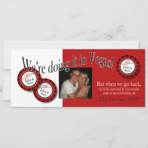 Las Vegas Reception (contact me to personalize 4u) Invitation